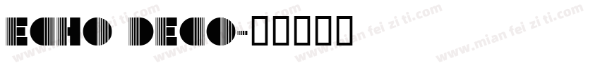 Echo Deco字体转换